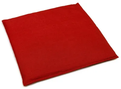 Produktbild von Traubenkernkissen 19x19cm kirschrot - Wärmekissen Kühlkompresse Körnerkissen