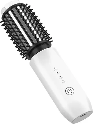 Produktbild von Lockenstabbürste, Reise Lockenstab Große Locken, 40mm Thermobürste Rundbürste 150-210℃, 7000 mAh USB-aufladbare Lockenbürste Stylingbürsten für Frauen
