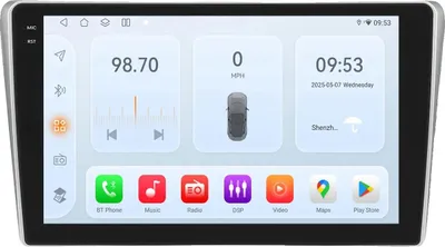 Image de CarPlay,vocale, système de navigation, compatible avec Toyota Avensis T25 (2002 - 2008), modèle QS6 AHD2 KI