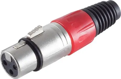 Produktbild von S/CONN maximum connectivity XLR-Kupplung, rot (55022-R)