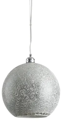 Produktbild von Pendelleuchte MOSAIC 20419 Ø30CM 1 flammig, E27 Glasmosaik Silber