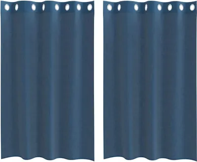 Immagine prodotto di Tende in Voile con Occhielli 2 pz Blu Reale