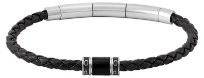 Obrázek produktu pro Policejní náramek pánský karbonový černý 19 cm PEAGB0079401
