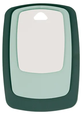3er-Set Kunststoff-Schneidebretter, 35x25 cm, grün