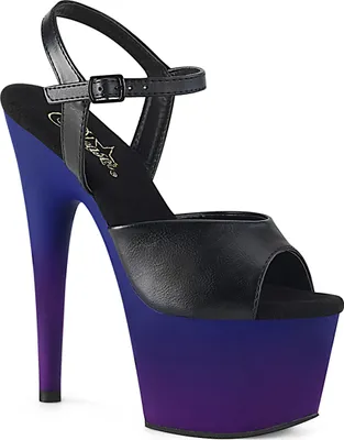 Produktbild von ADORE-709BP Damen Sandale von Pleaser, Schwarz EU 35, US 5