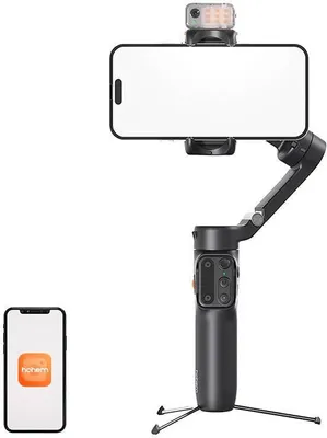Obrázok produktu pre Hohem iSteady V3, Stabilizátor pre kameru smartfónu, Kompozitný, Čierna, Univerzálne, Lithium-ion (Li-ion), 1400 mAh