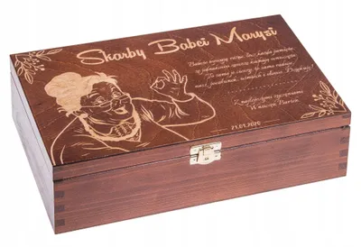 Produktbild von Bartu personalisierte Box Geschenk für Oma und Opa graviert Name