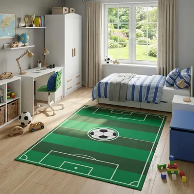 Obrázek produktu pro Dětský koberec Tapiso SNOOKI, barevný, snadno udržovatelný, protiskluzový, do dětského pokoje, 160 x 220 cm