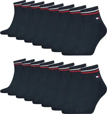 Produktbild von 8 Paar Tommy Jeans Herren Quarter Iconic Socken