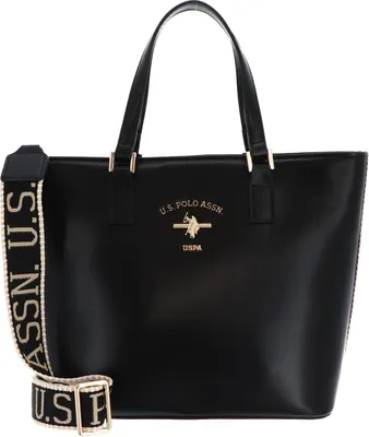 Image de U.S. POLO ASSN. sac shopper sac à épaule Heat Shopping Bag Black noir