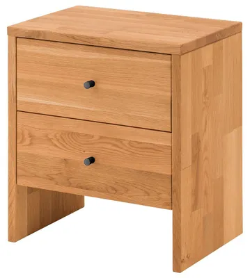 Produktbild von Flur Kommode Eiche Massivholz, 2 Schubladen CUENCA-137