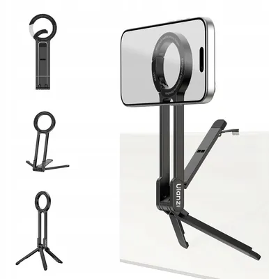 Zdjęcie produktu dla Statyw Grip Stojak Metal Uchwyt Telefon iPhone Magnes MagSafe ULANZI / MA57