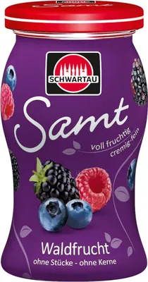 Image de Schwartau Fruits des bois veloutés Pâte à tartiner aux fruits 270g