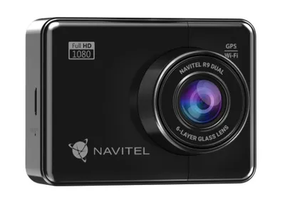 Produktbild von Navitel R9 Dual, Full HD, 1920 x 1080 Pixel, 170°, MOV, Schwarz, IPS