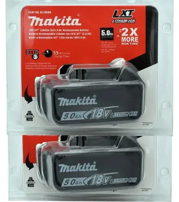 Produktbild von Lithium-Ionen-Batterie, hohe Kapazität, kompatibel mit 18V Elektrowerkzeugen, Makita 18V 5.0AhX2