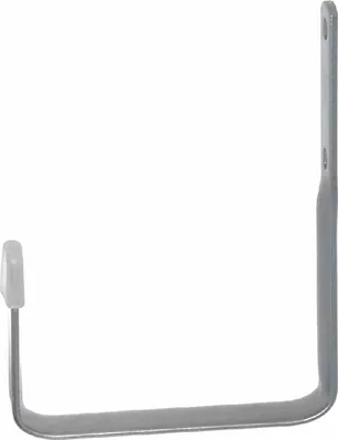 Produktbild von Universal Wandhalter 85 x 40 mm weiß-alu