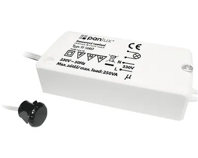 Obrázek produktu pro Pohybové čidlo Panlux SL5002 dveřní/nábytkové IP20 220V bílé