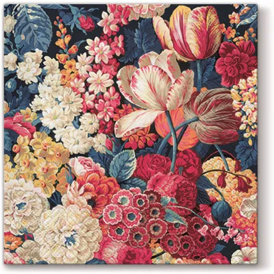 Produktbild von TISCHSERVIETTEN Blumen Servietten Tischdeko Papierservietten 20er SET