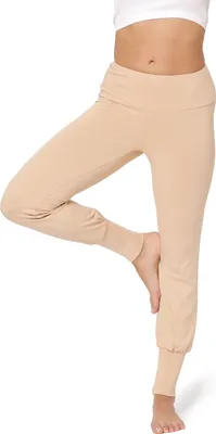 Produktbild von Bellivalini Yoga Hose Damen Lang Haremshose Trainingshose BLV50-278 (Nude, XL)