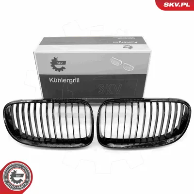 Produktbild von ESEN SKV 66SKV112 Kühlergrill Frontgrill für BMW 3 Coupe (E92) Schwarz Glänzend