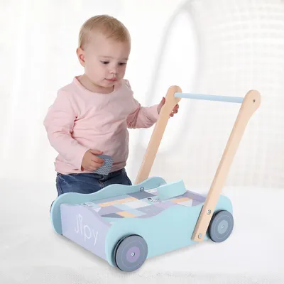 Produktbild von Jipy Holz Wagen Mit Bauklotzen
