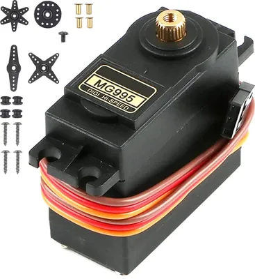 Produktbild von MMOBIEL Micro Servo Motor Kit MG995 55g 180° für RC Drohne / Auto / Flugzeug