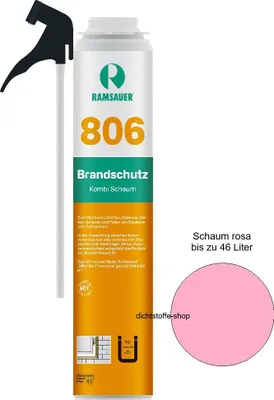 Produktbild von Ramsauer Brandschutz 1K PolyurethanSchaum 806 B1 750ml Kombidose