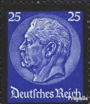 Produktbild von Briefmarken Deutsches Reich 1934 Mi 553 gestempelt Zum Tode Hindenburgs