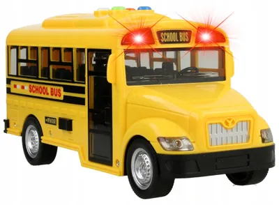 Zdjęcie produktu dla Interaktywny Autobus Szkolny Dźwięk Światło 1:20