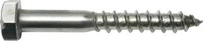 Produktbild von Holzschraube Sechskantkopf DIN 571 8 x 60 mm Edelstahl A2 - 30 Stück
