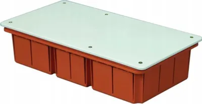 Produktbild von Pawbol | Unterputzdose mit Deckel - 291x153x70 mm - Weiß - Elektrische Installation - Schutz vor Wasser und Staub