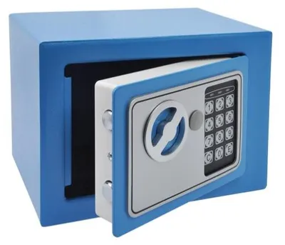 Produktbild von Home Sejf elektronisch mit Zahlenschloss 230x170x170 mm blau