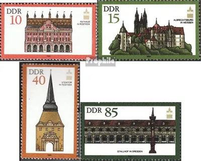 Produktbild von Briefmarken DDR 1984 Mi 2869-2872 (kompl.Ausg.) FDC Generalversammlung der ICOMOS