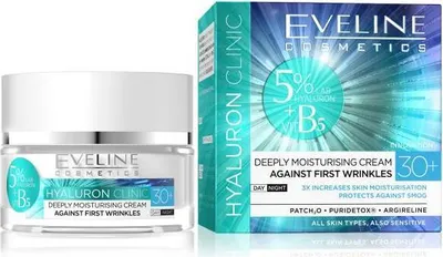 Produktbild von Eveline Cosmetics - Gesichtscreme - Hyaluron Clinic Day And Night Cream 30+