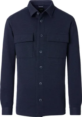 Produktbild von VENTI Herren Outdoor-Hemdjacke Stehbundkragen Regular Marine 52