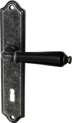 Produktbild von Türbeschlag IRON LS BB Alt Grau Türdrücker Türklinke Türgriffe Türbeschläge
