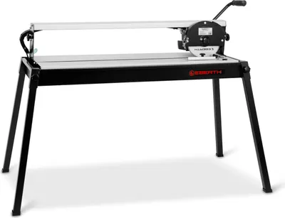 Produktbild von EBERTH Fliesenschneidmaschine Nass, Elektrisch 800 Watt Leistung, 900mm Schnittlänge, Nassschneider mit Tisch, Pumpe und optischem Laser