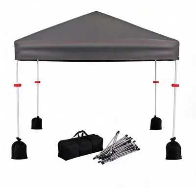 Immagine prodotto di Tenda pieghevole portatile, impermeabile, resistente ai raggi UV, GRIGIA