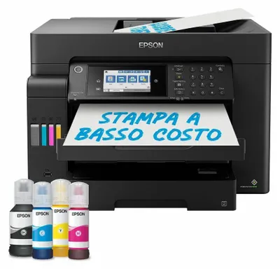Produktbild von Epson EcoTank ET-5805, Tintenstrahl, Farbdruck, 4800 x 2400 DPI, A4, Direktdruck, Schwarz