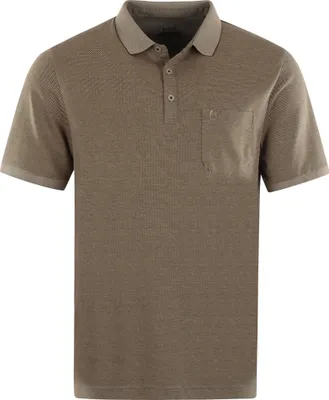 Produktbild von Hajo Shirt Kurzarm-Poloshirt Softknit mit Knopfleiste und Brusttasche in Regular Fit