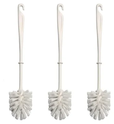Produktbild von Toilettenbürste Ersatzbürste für WC in Weiß, Standardgröße 36 x 8 cm (3 Stück)