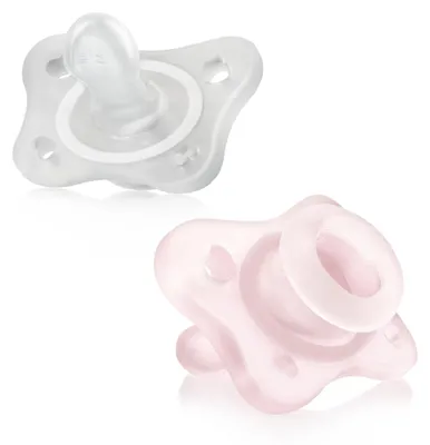 Produktbild von Set von 2 Silikon-Schnullern für Babys 0-2 Monate