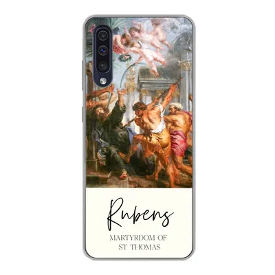 Produktbild von MuchoWow® Handyhülle Schutzhülle Hülle für Samsung Galaxy A30s Barock - Kunst - Rubens Silikon Softcase Handy Hülle - Karteninhaber