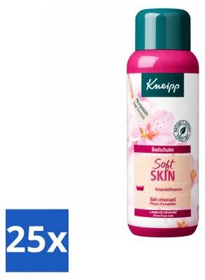 Produktbild von 25 x Kneipp Badschuim Amandelbloesem für trockene und sensible Haut 400 ml - Vorteilspackung - 25 Stücke
