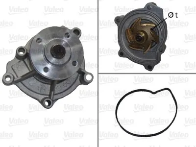 Produktbild von VALEO Kühlmittelpumpe Wasserpumpe passend für MERCEDES-BENZ A-Klasse (W168) 506678