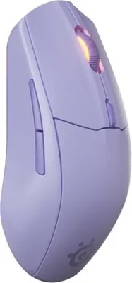 Obrázek produktu pro Steelseries 62525, Pro praváky, Optický, RF bezdrátové + Bluetooth, 18000 DPI, 1,9 ms, Levandule