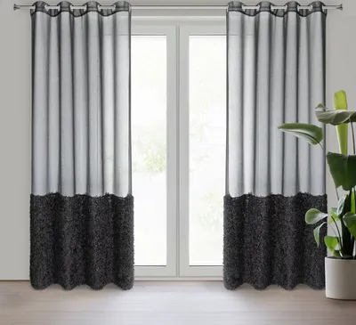 Obrázok produktu pre Záves na priechodkách s aplikáciou MARION 140X250 čierny