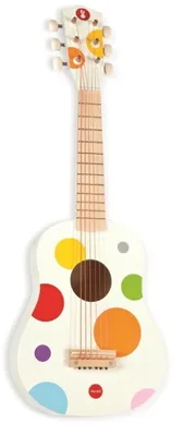 Image de Guitare confetti en bois 64 cm - janod - j07598 - instrument de musique