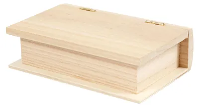 Image de Boîte à livres en bois, 14x9x4cm