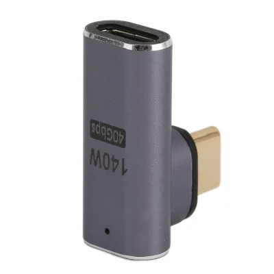 Immagine prodotto di Adattatore USB C magnetico, adattatore magnetico di tipo C, adattatore USB C magnetico da 140 W, connettore di tipo C a 24 pin, adattatore USB C, adattatore di tipo C